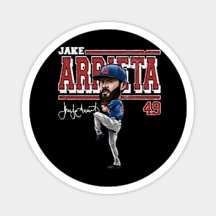 Jake Arrieta Chicago C Cartoon Magnet